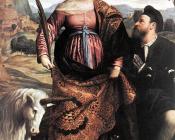 莫雷托 达 布雷西亚 : St Justina with the Unicorn